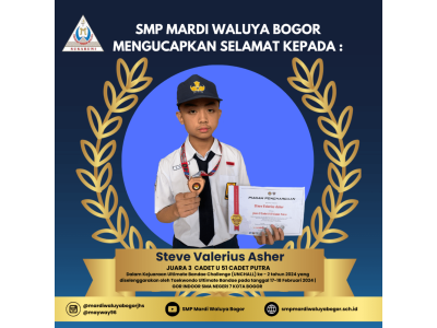 Steve Valerius Asher - Juara 3 CADET U 51 CADET PUTRA