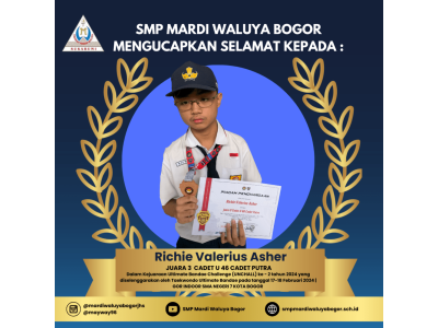 Richie Valerius Asher - Juara 3 CADET U 46 CADET PUTRA